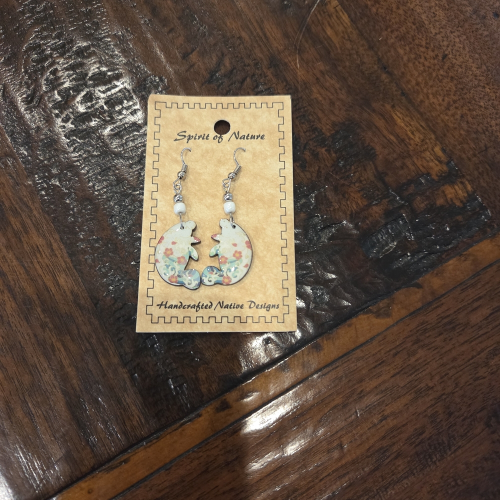Spirit Of Nature Manatee Earrings